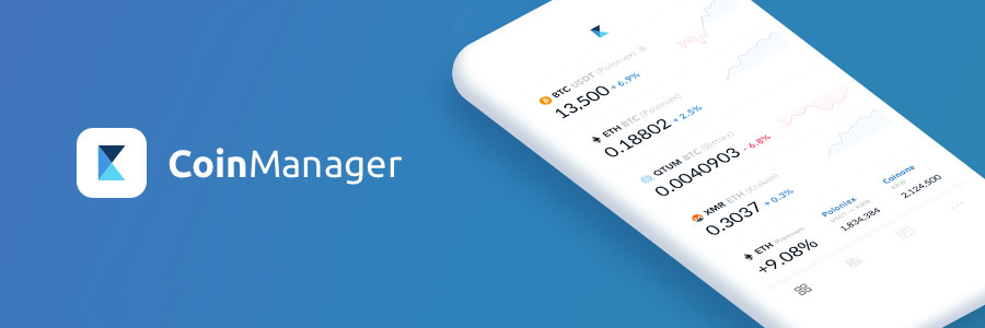 Rastreador de criptografia Coinmanager