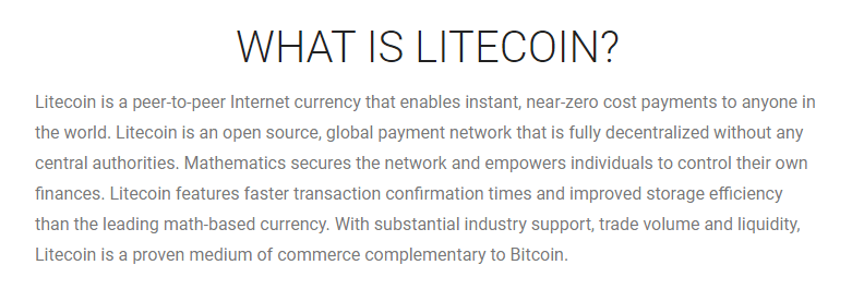 Litecoin prin intermediul Litecoin.org